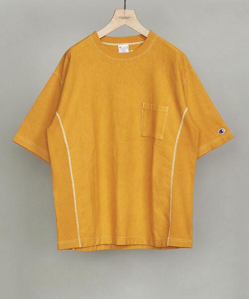 Champion（チャンピオン）の「【別注】 ＜CHAMPION(チャンピオン）＞ 1POCKET TEE/Tシャツ（Tシャツ/カットソー・メンズ・ライトブルー/ライム/ホワイト/シャーベット・XL/L/S/M）」の4枚目の写真