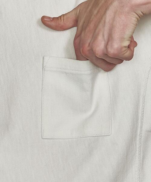 Champion（チャンピオン）の「【別注】 ＜CHAMPION(チャンピオン）＞ 1POCKET TEE/Tシャツ（Tシャツ/カットソー・メンズ・ライトブルー/ライム/ホワイト/シャーベット・XL/L/S/M）」の10枚目の写真