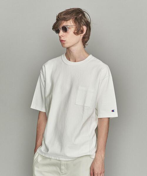 Champion（チャンピオン）の「【別注】 ＜CHAMPION(チャンピオン）＞ 1POCKET TEE/Tシャツ（Tシャツ/カットソー・メンズ・ライトブルー/ライム/ホワイト/シャーベット・XL/L/S/M）」の7枚目の写真