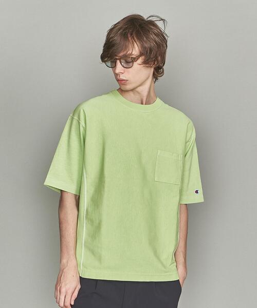 Champion（チャンピオン）の「【別注】 ＜CHAMPION(チャンピオン）＞ 1POCKET TEE/Tシャツ（Tシャツ/カットソー・メンズ・ライトブルー/ライム/ホワイト/シャーベット・XL/L/S/M）」の22枚目の写真
