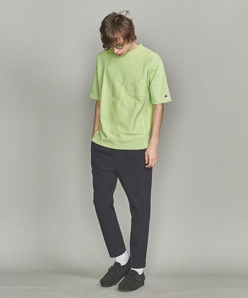 Champion（チャンピオン）の「【別注】 ＜CHAMPION(チャンピオン）＞ 1POCKET TEE/Tシャツ（Tシャツ/カットソー・メンズ・ライトブルー/ライム/ホワイト/シャーベット・XL/L/S/M）」の21枚目の写真