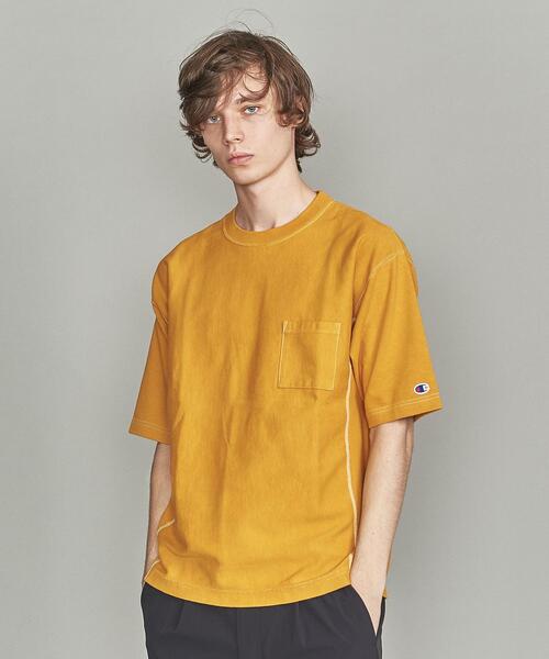 Champion（チャンピオン）の「【別注】 ＜CHAMPION(チャンピオン）＞ 1POCKET TEE/Tシャツ（Tシャツ/カットソー・メンズ・ライトブルー/ライム/ホワイト/シャーベット・XL/L/S/M）」の19枚目の写真
