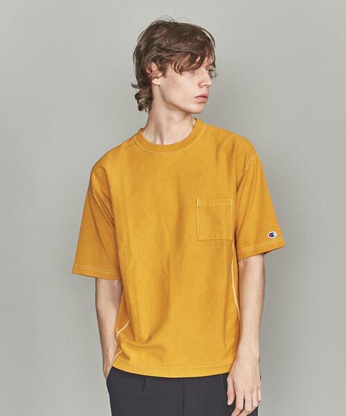 Champion（チャンピオン）の「【別注】 ＜CHAMPION(チャンピオン）＞ 1POCKET TEE/Tシャツ（Tシャツ/カットソー・メンズ・ライトブルー/ライム/ホワイト/シャーベット・XL/L/S/M）」の18枚目の写真