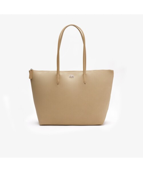 LACOSTE（ラコステ）の「L.12.12 プチピケ ラージ トートバッグ（トートバッグ・レディース・カーキ/アイボリー/パープル/ブラック/レッド/ダークネイビー/タン/バーガンディー/モスグリーン/ライトブルー/オレンジ/ホワイト/ダークブルー/マジェンタ/ベージュ/イエロー/ナチュラル/ブルー/ピンク/グリーン/ライトイエロー/エンジ/ペールイエロー/オレンジ系その他/ワイン/オフホワイト/イエロー系その他/アクア・FREE）」の8枚目の写真