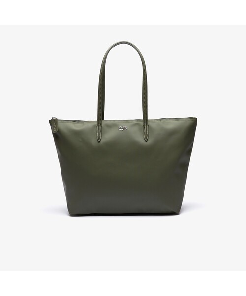 LACOSTE（ラコステ）の「L.12.12 プチピケ ラージ トートバッグ（トートバッグ・レディース・カーキ/アイボリー/パープル/ブラック/レッド/ダークネイビー/タン/バーガンディー/モスグリーン/ライトブルー/オレンジ/ホワイト/ダークブルー/マジェンタ/ベージュ/イエロー/ナチュラル/ブルー/ピンク/グリーン/ライトイエロー/エンジ/ペールイエロー/オレンジ系その他/ワイン/オフホワイト/イエロー系その他/アクア・FREE）」の11枚目の写真