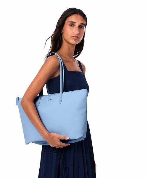 LACOSTE（ラコステ）の「L.12.12 プチピケ ラージ トートバッグ（トートバッグ・レディース・カーキ/アイボリー/パープル/ブラック/レッド/ダークネイビー/タン/バーガンディー/モスグリーン/ライトブルー/オレンジ/ホワイト/ダークブルー/マジェンタ/ベージュ/イエロー/ナチュラル/ブルー/ピンク/グリーン/ライトイエロー/エンジ/ペールイエロー/オレンジ系その他/ワイン/オフホワイト/イエロー系その他/アクア・FREE）」の12枚目の写真