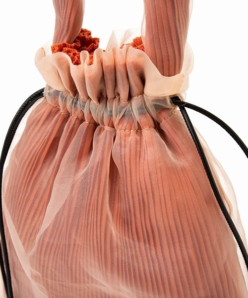 CONTROL FREAK / CTFK（コントロールフリーク）の「CONTROL FREAK（コントロールフリーク）プリーツワンショルダーバッグ（ショルダーバッグ・レディース・オレンジ/カーキ/ブラウン/ブラック・FREE）」の9枚目の写真