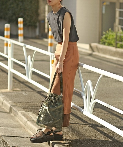 CONTROL FREAK / CTFK（コントロールフリーク）の「CONTROL FREAK（コントロールフリーク）プリーツワンショルダーバッグ（ショルダーバッグ・レディース・オレンジ/カーキ/ブラウン/ブラック・FREE）」の17枚目の写真