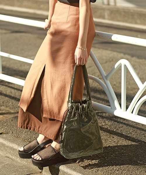 CONTROL FREAK / CTFK（コントロールフリーク）の「CONTROL FREAK（コントロールフリーク）プリーツワンショルダーバッグ（ショルダーバッグ・レディース・オレンジ/カーキ/ブラウン/ブラック・FREE）」の18枚目の写真