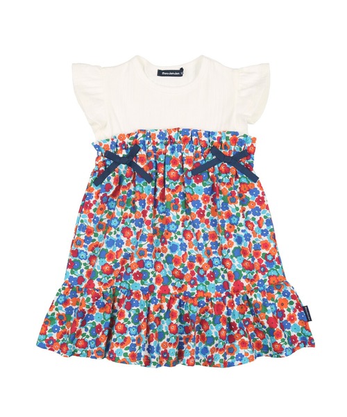 セール 花柄切替ワンピース ワンピース Moujonjon ムージョンジョン のファッション通販 Zozotown