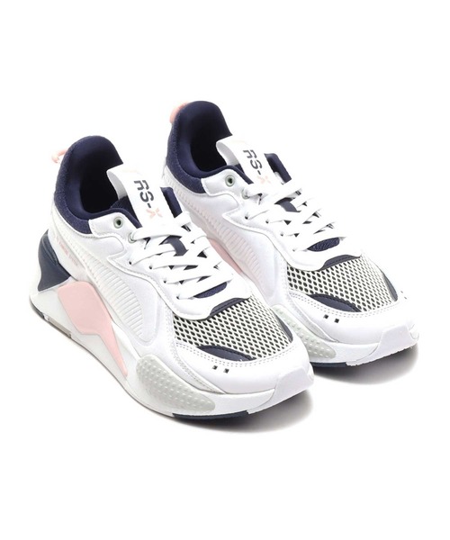 puma rs x white and black