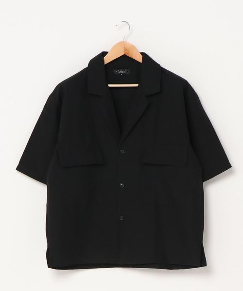 VIBGYOR(ヴィブジョー)の「VIBGYOR Select/ポリトロテーラードカラーシャツ(BI)(シャツ/ブラウス・メンズ・ダークパープル/マスタード/グリーン/グレー/ホワイト/ブラック・MEDIUM/LARGE)」の15枚目の写真