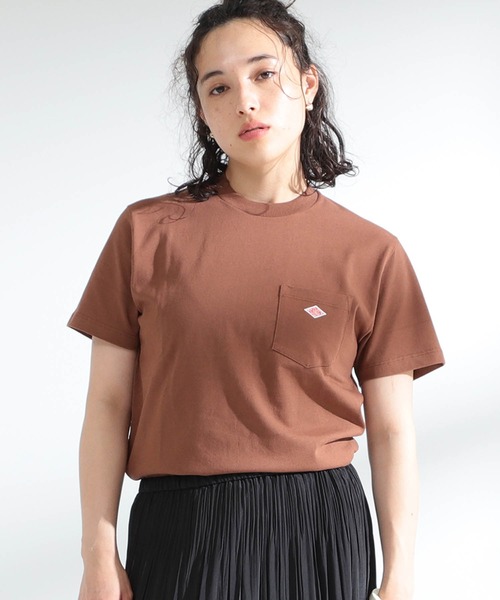 Ray BEAMS(レイビームス)の「DANTON / ポケット Tシャツ(0006.CL)(Tシャツ/カットソー)」|ブラウン系その他3