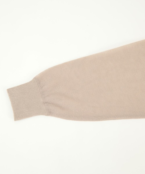 titivate（ティティベイト）の「ｻｲﾄﾞｽﾘｯﾄｵｰﾊﾞｰｻｲｽﾞｼｱｰﾆｯﾄ（ニット/セーター・レディース・ブラック/ベージュ/オリーブ/ピンク/アイボリー/ラベンダー・FREE）」の9枚目の写真