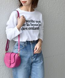 SHIPS any | 【SHIPS any別注】MONMIMI:プリントロングTシャツ(Tシャツ/カットソー)