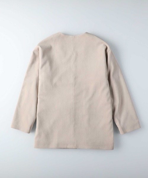 専用 極美品 ローヘン LOHEN ノーカラー ジャケット ライトベージュ 専用 極美品 ローヘン LOHEN ノーカラー ジャケット ライトベージュ