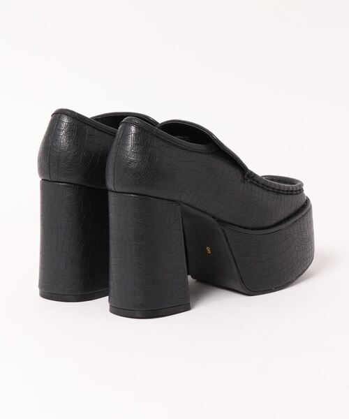 Mafmof（マフモフ）の「Mafmof(マフモフ) BLACK厚底シューズ（ローファー・レディース・ブラック/ブラック系その他・S/M/L/LL）」の4枚目の写真