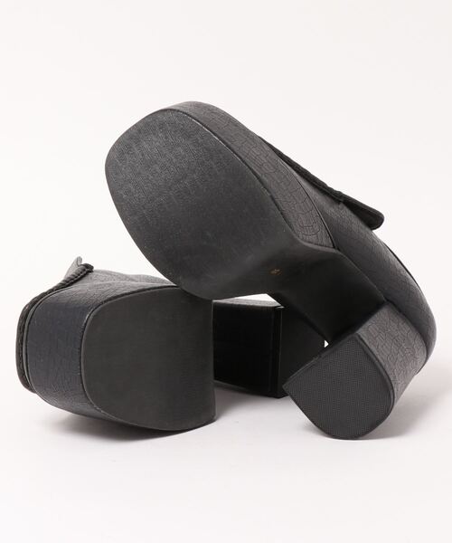 Mafmof（マフモフ）の「Mafmof(マフモフ) BLACK厚底シューズ（ローファー・レディース・ブラック/ブラック系その他・S/M/L/LL）」の3枚目の写真