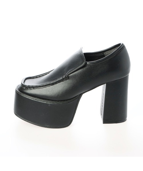 Mafmof（マフモフ）の「Mafmof(マフモフ) BLACK厚底シューズ（ローファー・レディース・ブラック/ブラック系その他・S/M/L/LL）」の9枚目の写真