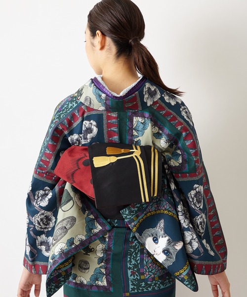 美品 ふりふ 猫物語 瑠璃子 オーバーサイズ シャツ 切り替え 和風 レトロ 美品 ふりふ 猫物語 瑠璃子 オーバーサイズ シャツ 切り替え