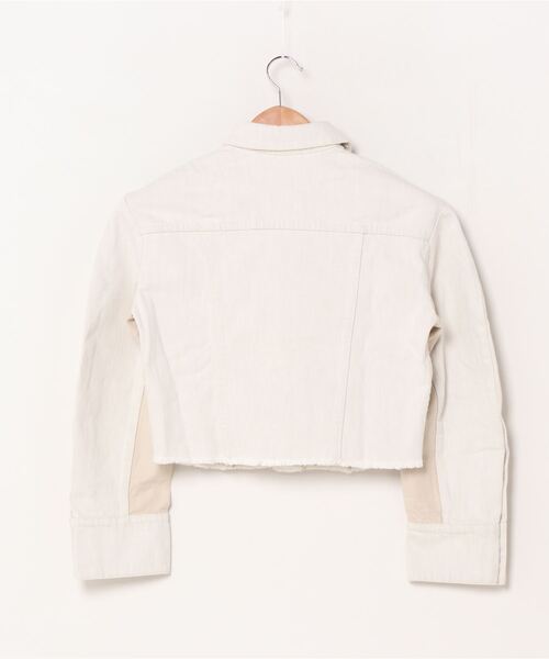AERON(アーロン)の「AERON DENIM JACKET 777-11753(その他アウター・レディース・オフホワイト・34)」の2枚目の写真