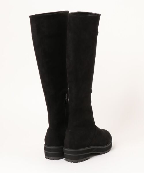 KOBE LETTUCE（コウベレタス）の「タンクソールロングブーツ（ブーツ・レディース・ブラック/ダークブラウン/ブラック系その他・LL/S/M/L）」の5枚目の写真