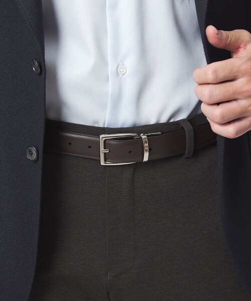 green label relaxing（グリーンレーベルリラクシング）の「アジャスト リバーシブル V2 30mm ドレスベルト（ベルト・メンズ・その他1・FREE）」の3枚目の写真