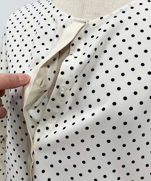 PICCIN(ピッチン)の「ドットブラウス(シャツ/ブラウス・レディース・ホワイト系その他・M)」の6枚目の写真