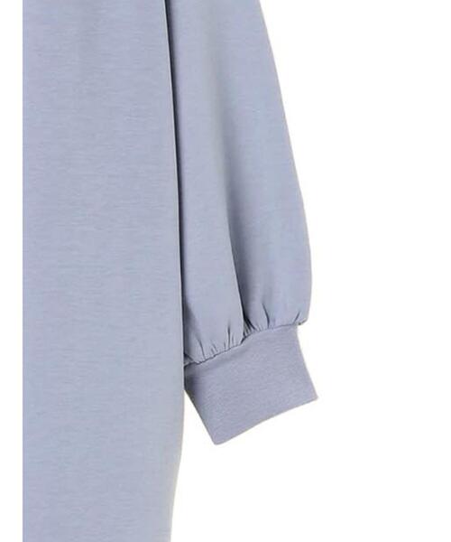 RAY CASSIN FAVORI（レイカズンフェバリ）の「・RAY CASSIN FAVORI 　ネオプレーンラッフルワンピース＊（ワンピース・レディース・ブラック/グレイッシュベージュ/ブルー/ラベンダー・FREE）」の16枚目の写真