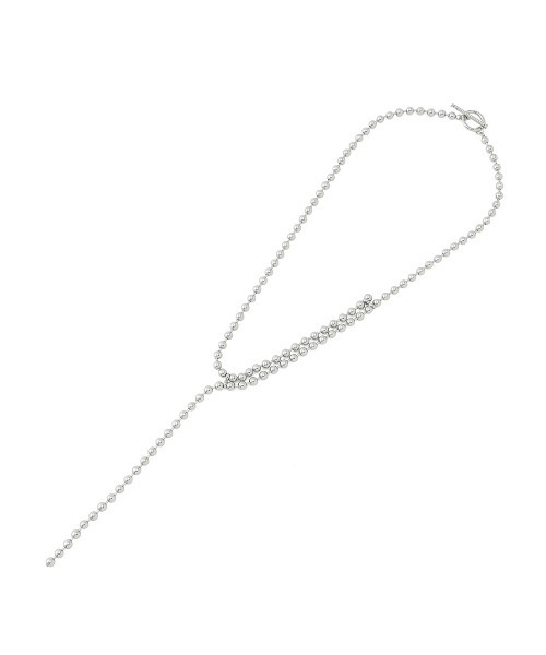 VIS（ビス）の「ボールチェーンネックレス（ネックレス・レディース・シルバー・FREE）」の3枚目の写真