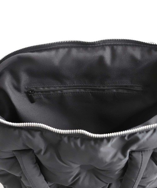 antiqua（アンティカ）の「ボンディングボストンショルダーバッグ（ショルダーバッグ・レディース・ブラック/カーキ・FREE）」の6枚目の写真