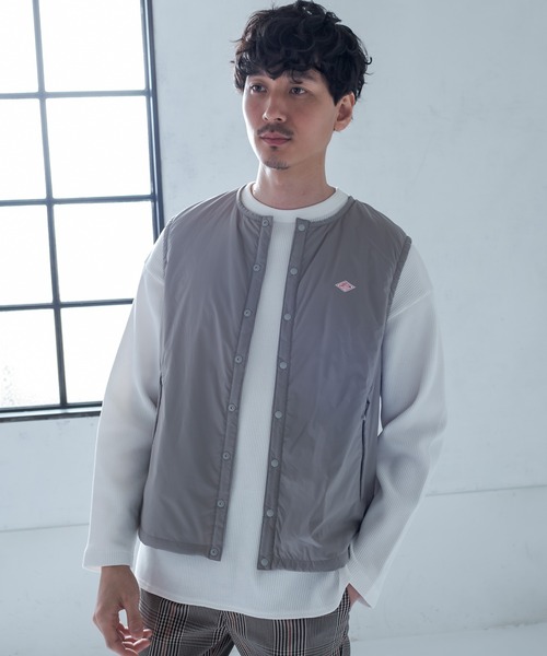DANTON/ダントン　NYLON STRETCH TAFFETA INSULATION VEST/ナイロンストレッチタフタインサレーションベスト　42 DANTON（ダントン）の「:【DANTON/ダントン】 NYLON STRETCH