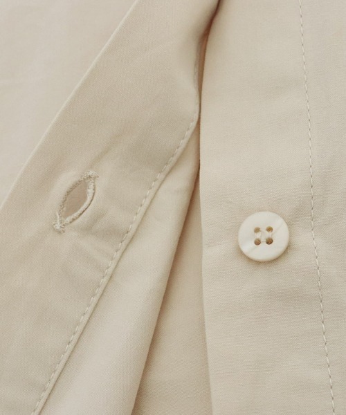Pierrot（ピエロ）の「2wayレースアップシャツワンピース（シャツワンピース・レディース・ベージュ/ミント/オフホワイト・M）」の18枚目の写真