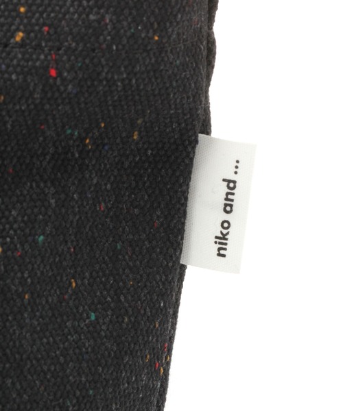 niko and...（ニコアンド）の「オリジナルリカバーニコロゴトートショルダーバッグ（トートバッグ・レディース・ホワイト/ブラック/グレー・0）」の8枚目の写真