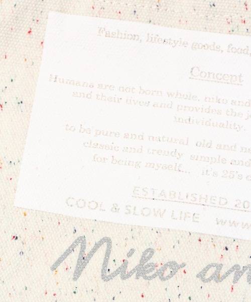 niko and...（ニコアンド）の「オリジナルリカバーニコロゴトートショルダーバッグ（トートバッグ・レディース・ホワイト/ブラック/グレー・0）」の19枚目の写真