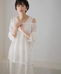 KBF | メッシュデザインカットソー∴(Tシャツ/カットソー)