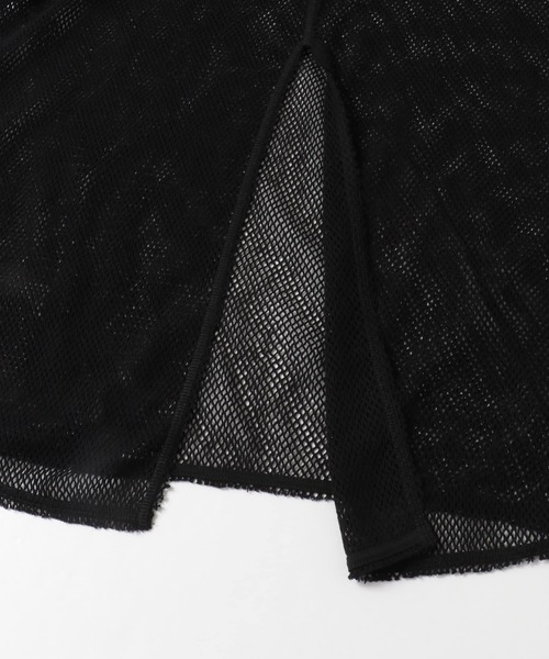 KBF（ケイビーエフ）の「メッシュデザインカットソー∴（Tシャツ/カットソー・レディース・ホワイト/ブラック・ONE）」の18枚目の写真