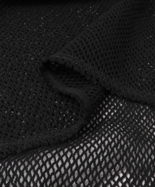 KBF（ケイビーエフ）の「メッシュデザインカットソー∴（Tシャツ/カットソー・レディース・ホワイト/ブラック・ONE）」の5枚目の写真