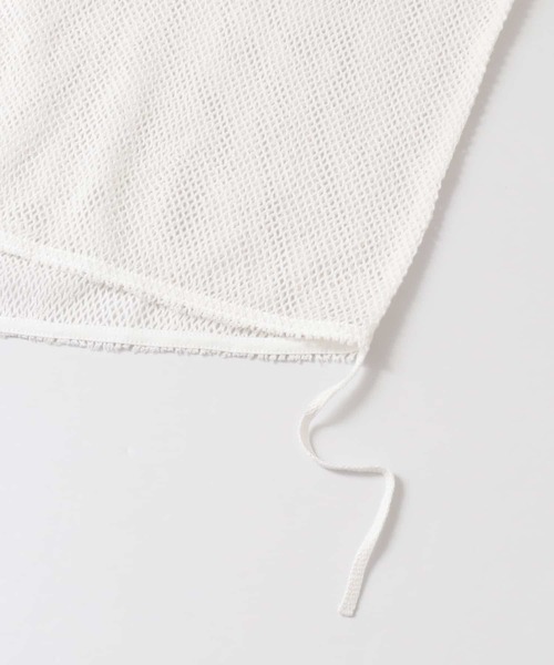 KBF（ケイビーエフ）の「メッシュデザインカットソー∴（Tシャツ/カットソー・レディース・ホワイト/ブラック・ONE）」の10枚目の写真