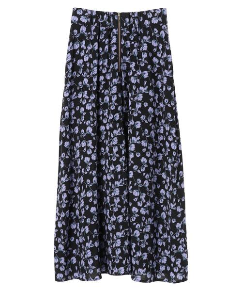 YECCA VECCA（イェッカヴェッカ）の「花柄ロングスカート　＊（スカート・レディース・ネイビー/マスタード・SMALL/MEDIUM）」の20枚目の写真