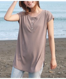 anap mimpi | 2WAYヘンリーワッフルトップス(Tシャツ/カットソー)