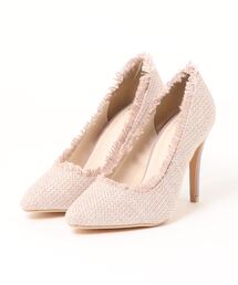MIIA | ツィードフリンジパンプス(パンプス)