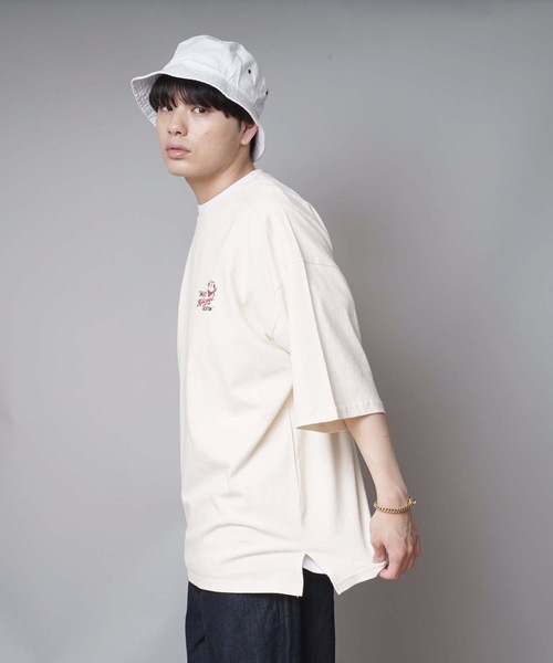 LB/S （エルビーエス）の「【Kellogg 's/ケロッグ 】サガラ刺繍　ビッグシルエット　バックプリント　ブランドロゴ　Tシャツ（Tシャツ/カットソー・メンズ・チャコールグレー/ホワイト/イエロー・LARGE/MEDIUM）」の12枚目の写真