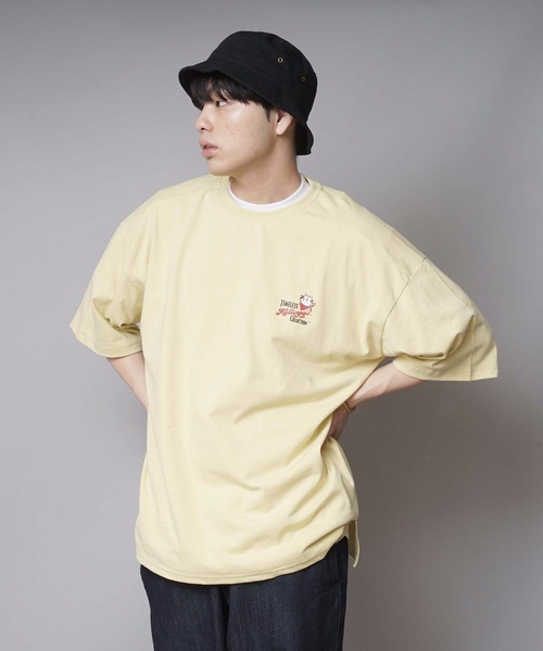 LB/S （エルビーエス）の「【Kellogg 's/ケロッグ 】サガラ刺繍　ビッグシルエット　バックプリント　ブランドロゴ　Tシャツ（Tシャツ/カットソー・メンズ・チャコールグレー/ホワイト/イエロー・LARGE/MEDIUM）」の21枚目の写真