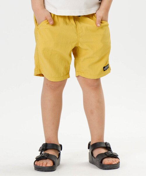 F.O.KIDS（エフオーキッズ）の「ウエストコードハーフパンツ 5分丈_撥水（その他パンツ・キッズ・ブルー/グレー/オレンジ/イエロー/レインボー/グリーン/チャコール/ベージュ・100/95/90/80/140/110/130/120）」の6枚目の写真