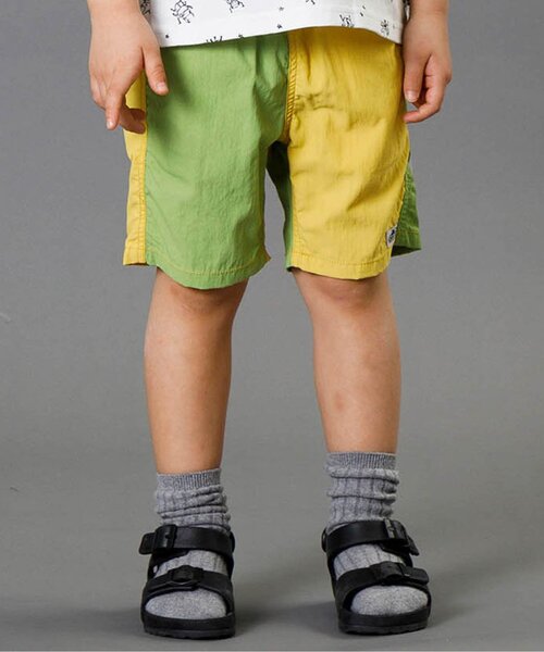 F.O.KIDS（エフオーキッズ）の「ウエストコードハーフパンツ 5分丈_撥水（その他パンツ・キッズ・ブルー/グレー/オレンジ/イエロー/レインボー/グリーン/チャコール/ベージュ・100/95/90/80/140/110/130/120）」の8枚目の写真