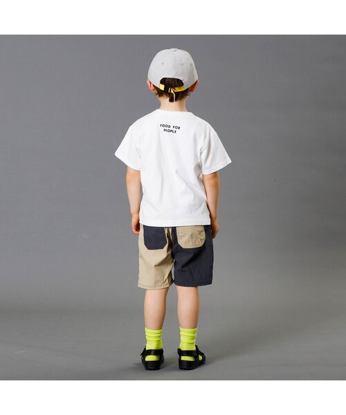 F.O.KIDS（エフオーキッズ）の「ウエストコードハーフパンツ 5分丈_撥水（その他パンツ・キッズ・ブルー/グレー/オレンジ/イエロー/レインボー/グリーン/チャコール/ベージュ・100/95/90/80/140/110/130/120）」の10枚目の写真