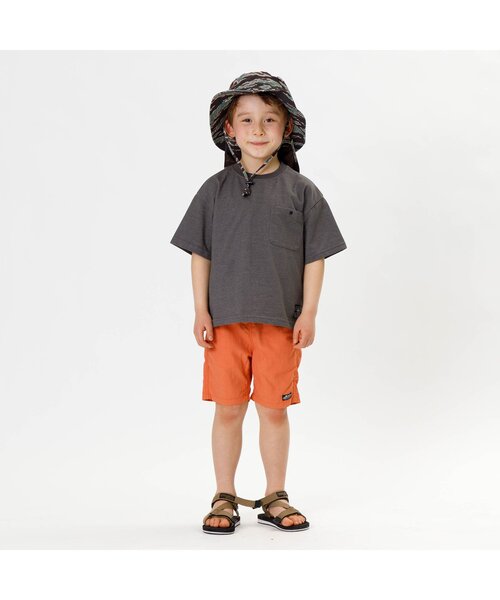 F.O.KIDS（エフオーキッズ）の「ウエストコードハーフパンツ 5分丈_撥水（その他パンツ・キッズ・ブルー/グレー/オレンジ/イエロー/レインボー/グリーン/チャコール/ベージュ・100/95/90/80/140/110/130/120）」の11枚目の写真