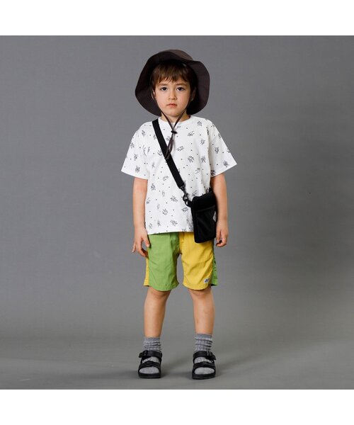 F.O.KIDS（エフオーキッズ）の「ウエストコードハーフパンツ 5分丈_撥水（その他パンツ・キッズ・ブルー/グレー/オレンジ/イエロー/レインボー/グリーン/チャコール/ベージュ・100/95/90/80/140/110/130/120）」の13枚目の写真