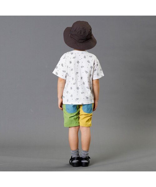 F.O.KIDS（エフオーキッズ）の「ウエストコードハーフパンツ 5分丈_撥水（その他パンツ・キッズ・ブルー/グレー/オレンジ/イエロー/レインボー/グリーン/チャコール/ベージュ・100/95/90/80/140/110/130/120）」の14枚目の写真